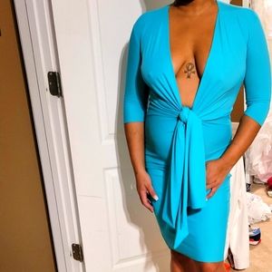 Bodycon wrap dress